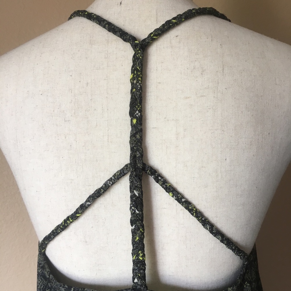 Rip Curl A-line Braided Straps Gray dress S - Picture 6 of 12